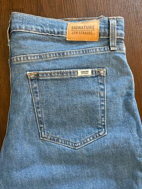 Signature by Levi’s  Women’s Flare Jeans in Light Blue Denim